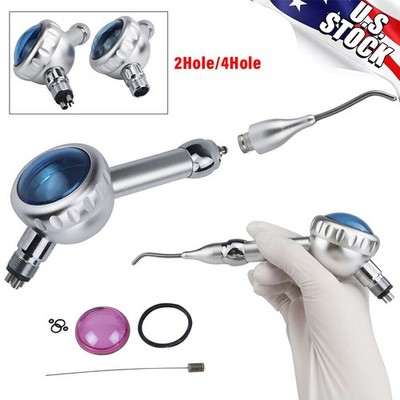 Dental Air Polisher Flow Teeth Polishing Handpiece Hygiene Prophy Jet 2 4 H &Tip