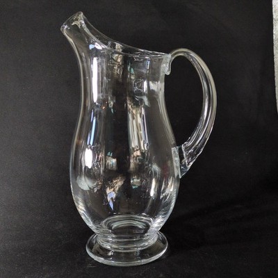 ORREFORS OPTICA SYMPHONY PITCHER, Optic Crystal, 9 3/4'', 64 oz, Made in Sweden