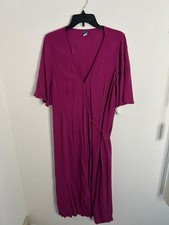 Old Navy Deep Magenta Wrap Style Maxi Size XL