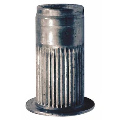Avk Ala1-518-312 Rivet Nut, 5/16''-18 Thread Size, 0.685 In Flange Dia., 0.805
