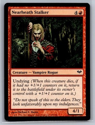 Nearheath Stalker 100 Common Dark Ascension Magic: The Gathering Lightly Played