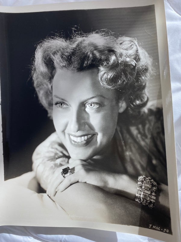 SUPER RARE!! 8X10 1930s ORIGINAL  JEANETTE MACDONALD PUBLICITY PHOTO!!