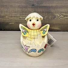 2010 Jim Shore Outdoor Living Charity Chick in Easter Egg Figurine 48418