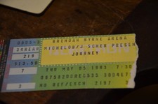 VTG JOURNEY MAY 5 1983 BRENDAN BYRNE ARENA NEW JERSEY CONCERT TICKET STUB
