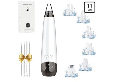 Blackhead Remover Pore Vacuum Rechargeable Facial Cleaner 3 Suction USB