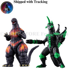 Bandai Godziburst Burning Godzilla  Gatling Gigan Figure Set 85mm Japan