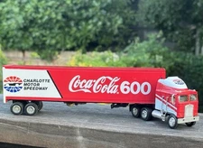 Vintage 1993 Racing Champions COCA-COLA 600 Semi-trailer Diecast Bank