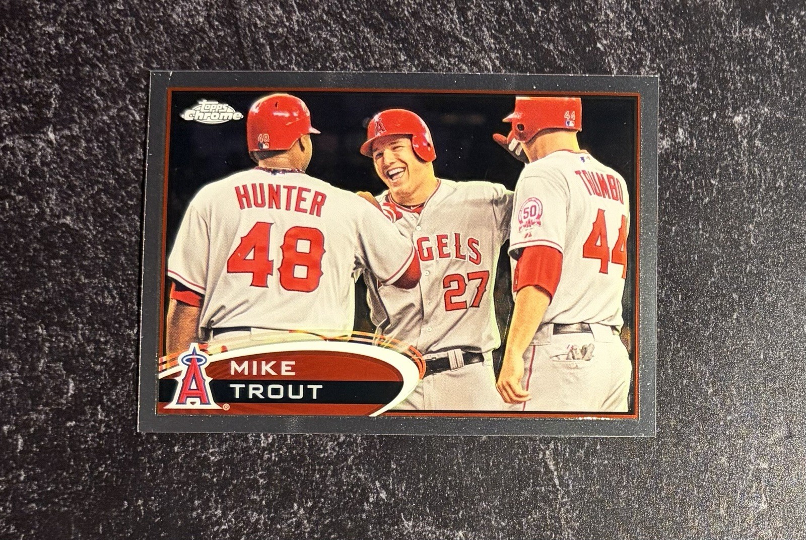 Mike Trout 2012 Topps Chrome #144 Los Angeles Angels 2nd Year