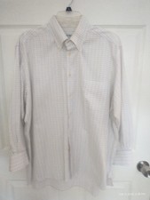 Ben Silver Shirt Mens 17-32 Button Down Classic Check Pocket Dress Shirt
