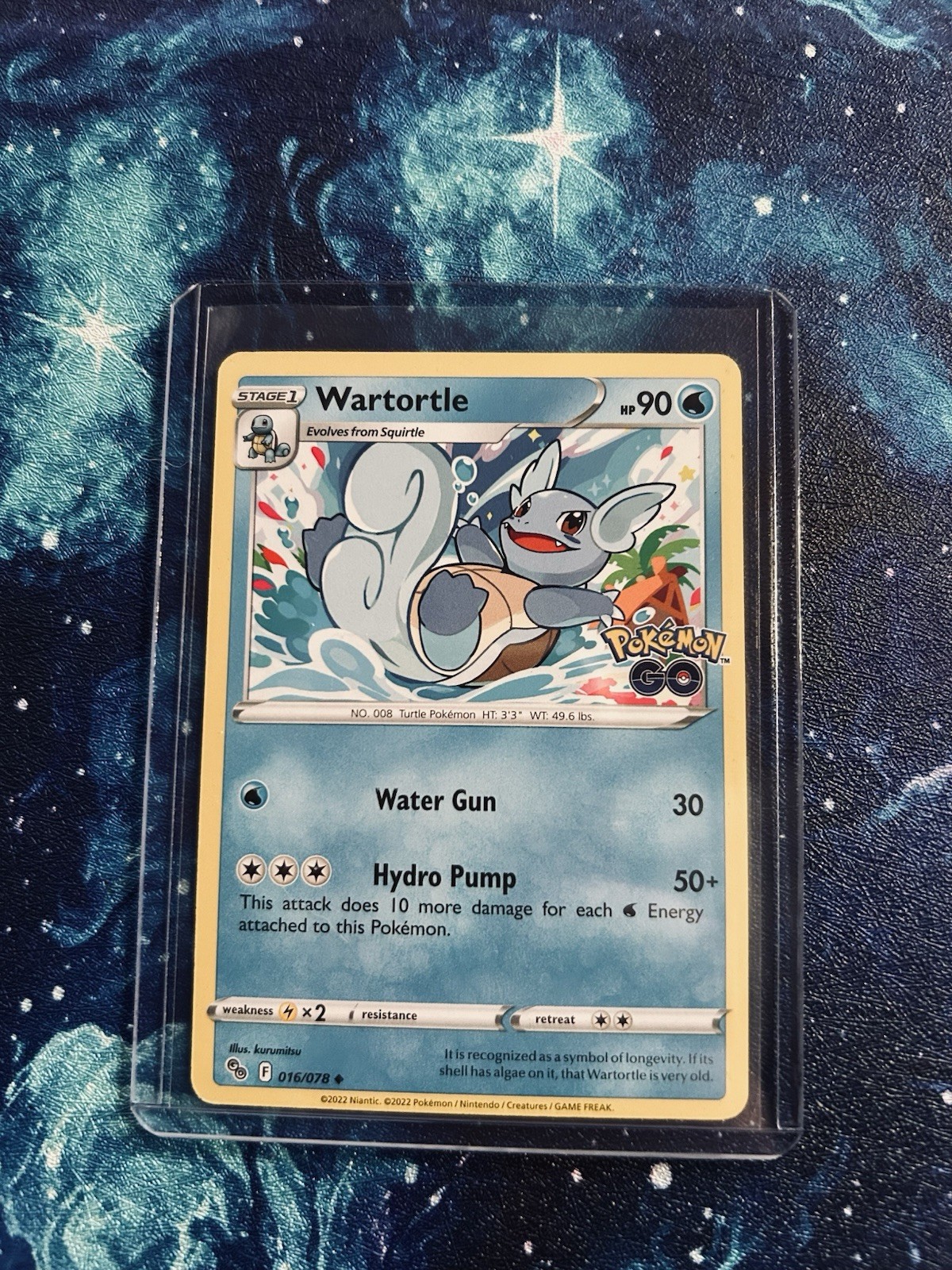 [NM] Wartortle 016/078 Pokémon GO Regular [ENG]