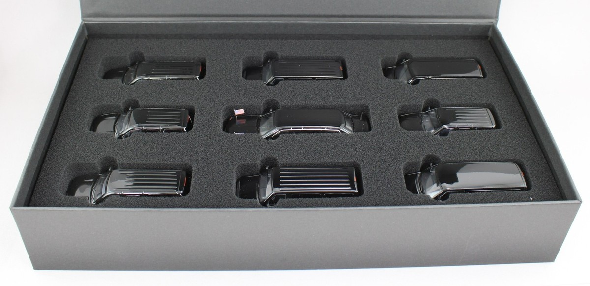 【HEC限定／9台セット】596 1/64 アメリカ大統領車隊 フルセット 596 1:64 HEC President Beast Tahoe Suburban Express Set Model