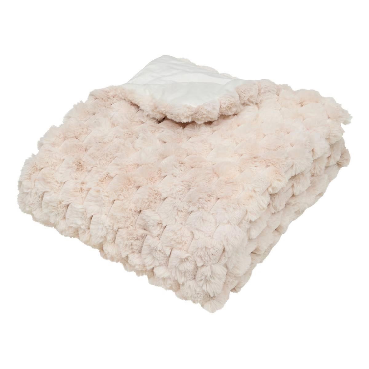 Édredon beige Adriel 80x180 pour réchauffer vos soirées cocooning