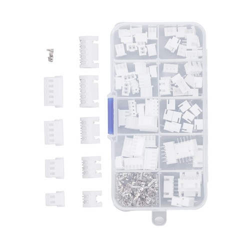 230Pcs JST Connector Kit Plastic Shell Brass Contact 2P 3P 4P 5P XH2.54mm. - Picture 18 of 24