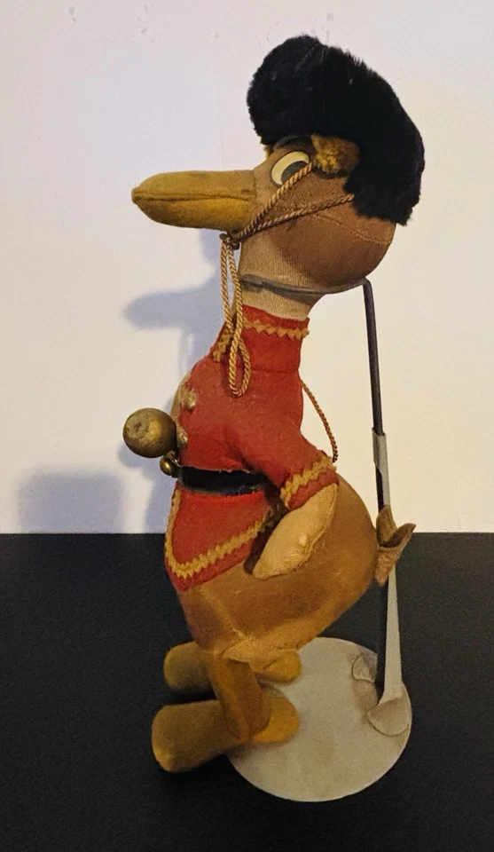 Muñeca Pato Donald Tambor Mayor Auténtico Knickerbocker Toy Co. Foto 3 de 4