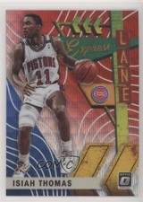 2019 Panini Donruss Optic Express Lane Red Wave Prizm Isiah Thomas #2 HOF 03yj