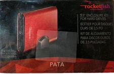 Rocketfish RF-PHD35 PATA/ EIDE HDD Vintage Hard Drive Enclosure Kit USB 3.5" Red