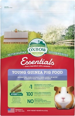 Oxbow Essentials Guinea Pig Food, Young, Made Alfalfa 10 Pound (Pack of 1) 