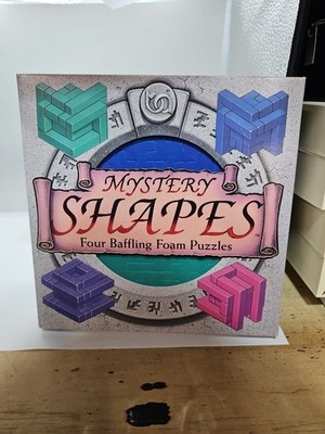 1993 Mystery Shapes Four Baffling Foam Puzzles 3D Binary Arts Oskar van Deventer