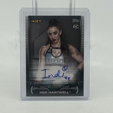 Indi Hartwell 2021 Topps WWE Undisputed Autograph Card Auto NXT Rookie RC /199