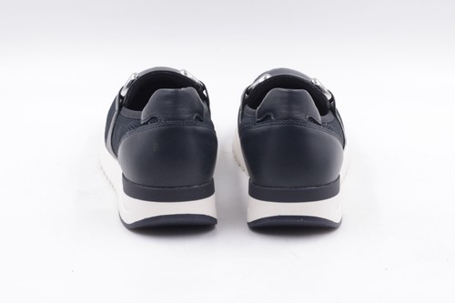 Mocassins femme Caprice mocassins Ocean Comb bleu cuir véritable NEUF - Photo 7/8