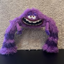 Disney Store Pixar Monster University ART Purple Plush Stuffed Animal Long Legs