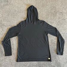 Vuori Mens Strato Tech Hoodie Dark Gray Heather Size M