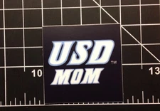 USD University  San Diego Mom Sticker Decal Alumni Mom Toreros NEW 2"x2" $1 SHIP
