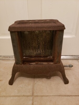 Antique Vintage 1929 Peerless Radiant Natural Gas Space Heater Not  Working