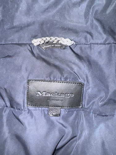 MACKAGE Florian Down Mens Bomber Jacket-Size 44 - Picture 6 of 12