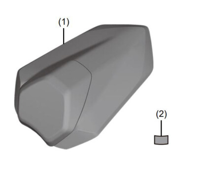 2025 2026 Genuine Honda CB1000 Hornet SP Rear Seat Cowl Black