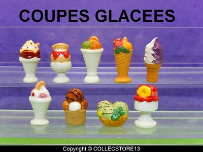 SERIE COMPLETE DE FEVES COUPES GLACEES 2023