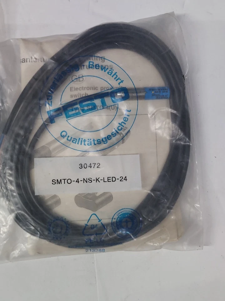 Festo Proximity Switch SMTO-4-NS-K-LED-24 2PC AVAILABLE MAKE OFFER SHIELD BAG MI - Image 2 of 4
