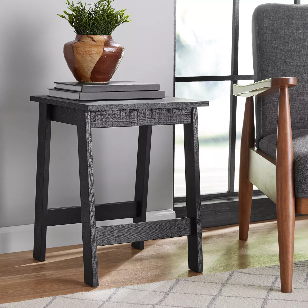 Mainstays side table black deals
