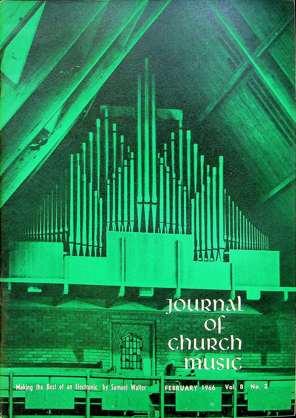 1966 Journal of Church Music Magazine Easter Anthems Bach Preparations