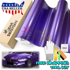 Heavy Metal Diamond Satin Ghost Purple Car Vinyl Wrap Decal Sticker Sheet Film