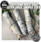 3X Smudge Stick California White Sage Extra Large 9" 22cm Jumbo
