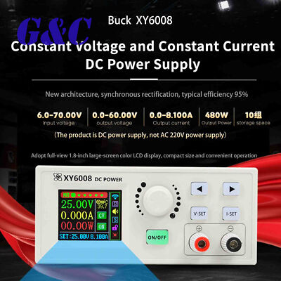 XY6008 CNC Adjustable DC Power Supply Constant Voltage Current 60V