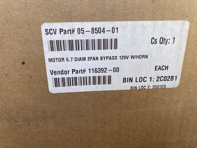 AMETEK LAMB 116392-00 Vacuum Motor,97 cfm,250 W,120V 2M430 (NEW)