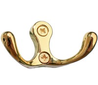 Kleiderhaken Wandhaken Mantelhaken Garderobenhaken Huthaken 32 Gold