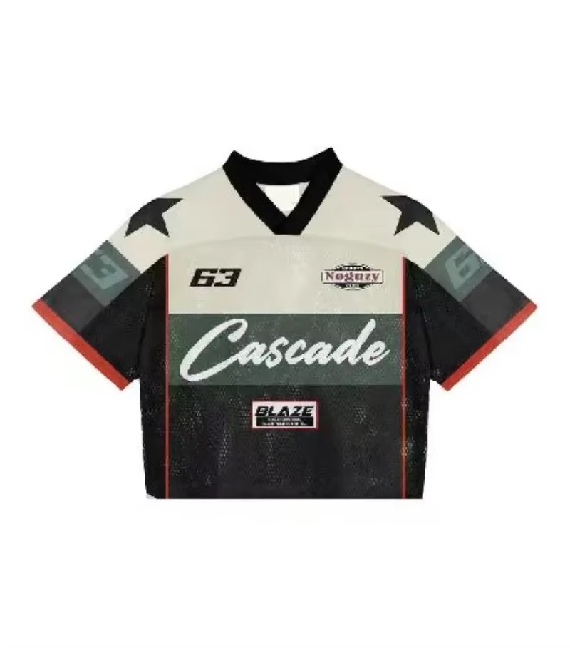 Y2K Short Sleeve T-Shirt Harajuku Hip Hop Fashion Jersey Men