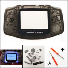 Nintendo Game Boy Advance GBA Front Light Frontlight AGS-001 Full Kit Black