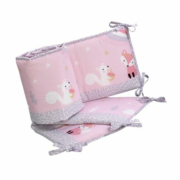 rainbow cot bumper