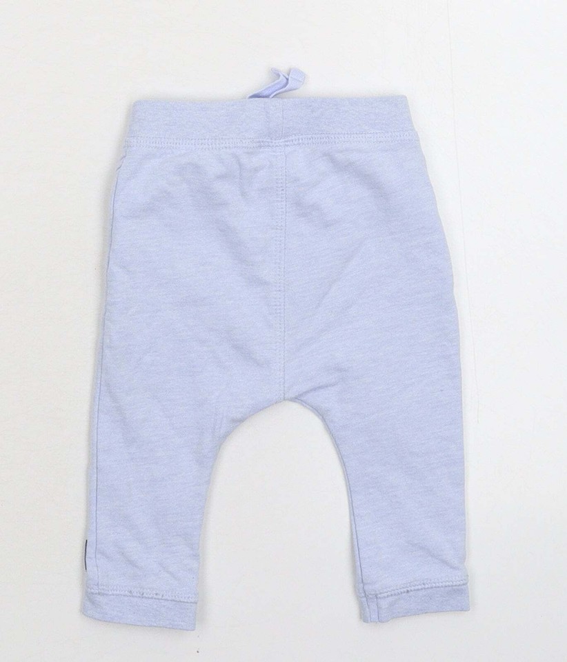 Nutmeg Baby Blue Cotton Jogger Trousers Size 36 Months Drawstring eBay