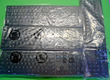  LOT OF 4 Genuine New Dell USB Wired Multimedia English Keyboard RKR0N