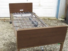 Hospital Bed. Semi-electric home care bed made by Medline. Very good condition.