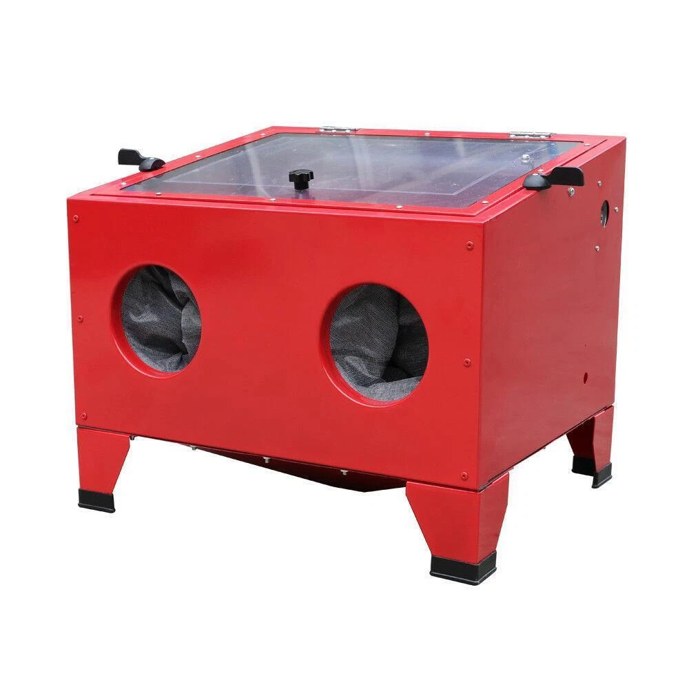 25 Gallon Sandblast Cabinet Bench Top Air Sandblasting Cabinet w
