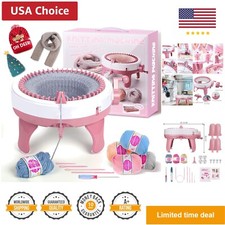 Knitting Machine, Smart Weaving Loom Knitting Round Loom, Knitting Board Rota...