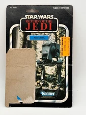 1983 Kenner Star Wars Return of the Jedi AT-ST Driver Figure Card Back 77
