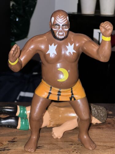 WWF LJN Kamala Wrestling Superstars Figure Titan S...