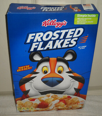 10869 Kellogg's 2019 Frosted Flakes Cereal BOX ONLY | eBay